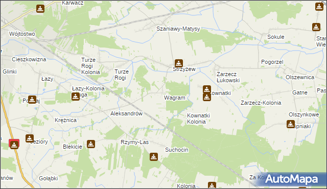 mapa Wagram, Wagram na mapie Targeo