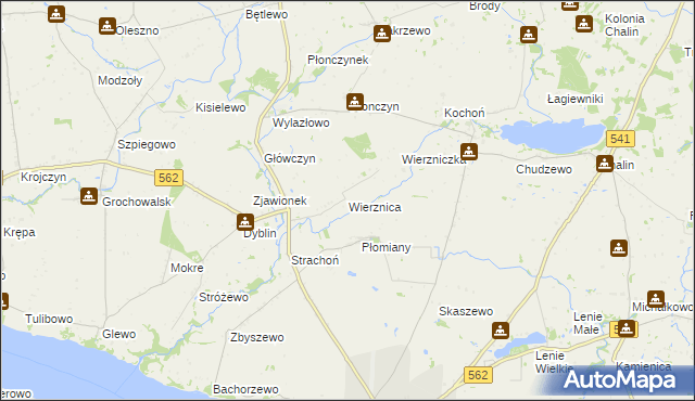 mapa Wierznica, Wierznica na mapie Targeo