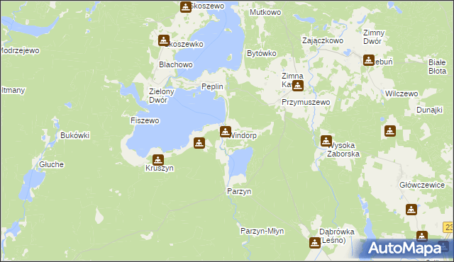 mapa Windorp, Windorp na mapie Targeo