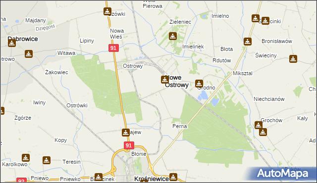 mapa Wołodrza, Wołodrza na mapie Targeo