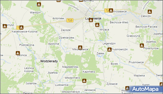 mapa Wygoda Mikołajewska, Wygoda Mikołajewska na mapie Targeo