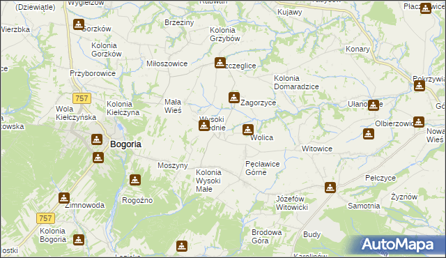 mapa Wysoki Małe, Wysoki Małe na mapie Targeo