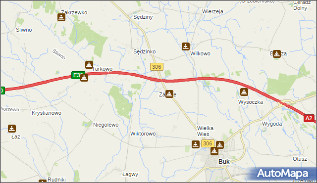 mapa Zalesie gmina Duszniki, Zalesie gmina Duszniki na mapie Targeo