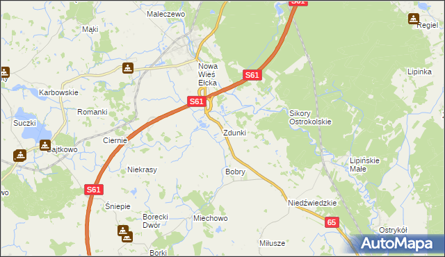 mapa Zdunki, Zdunki na mapie Targeo