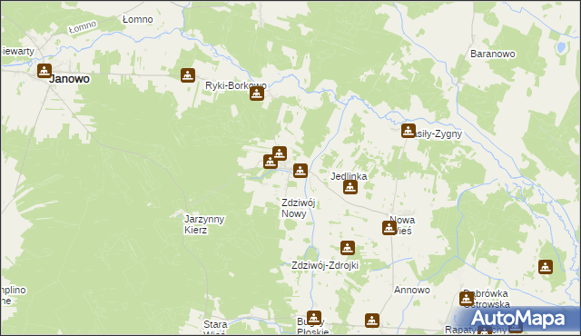 mapa Zdziwój Stary, Zdziwój Stary na mapie Targeo