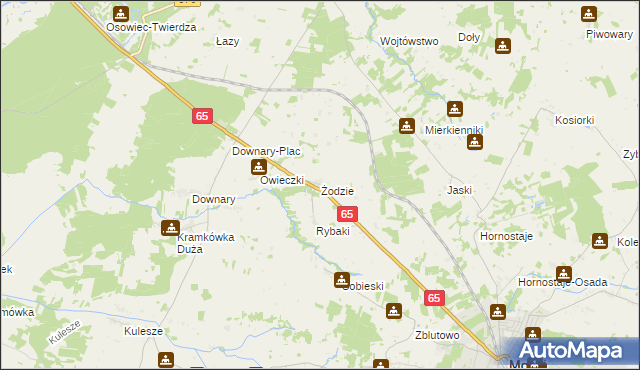 mapa Żodzie, Żodzie na mapie Targeo