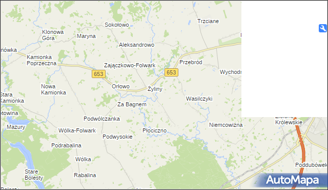 mapa Kropiwne Nowe, Kropiwne Nowe na mapie Targeo