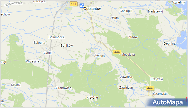 mapa Świeca, Świeca na mapie Targeo