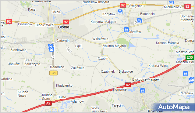 mapa Czubin, Czubin na mapie Targeo