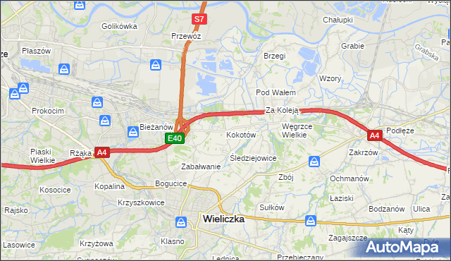 mapa Kokotów, Kokotów na mapie Targeo