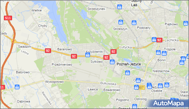 mapa Smochowice, Smochowice na mapie Targeo