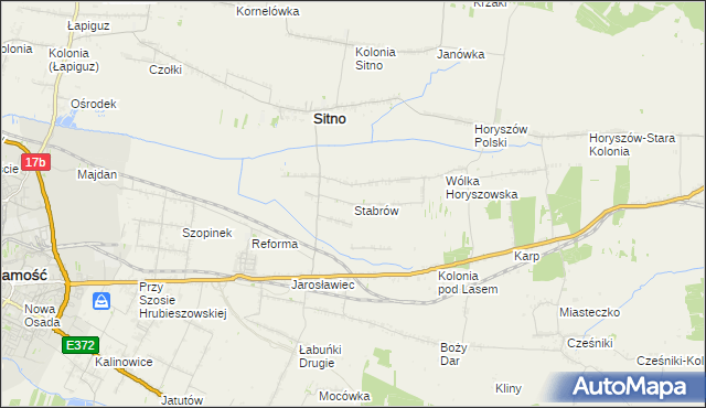 mapa Stabrów, Stabrów na mapie Targeo