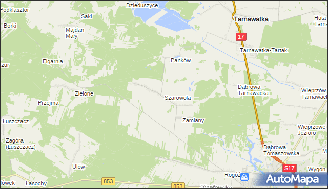 mapa Szarowola, Szarowola na mapie Targeo