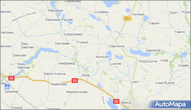 mapa Wymyślin, Wymyślin na mapie Targeo