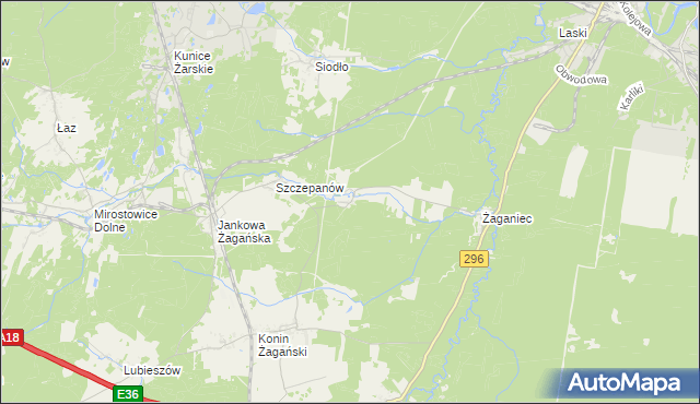 mapa Wilkowisko gmina Iłowa, Wilkowisko gmina Iłowa na mapie Targeo