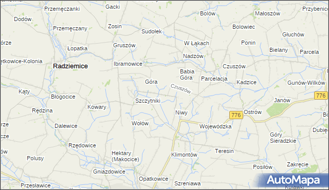 mapa Szczytniki-Kolonia, Szczytniki-Kolonia na mapie Targeo