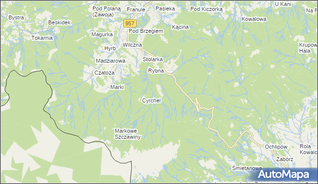 mapa Norczak, Norczak na mapie Targeo