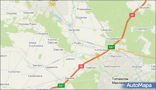 mapa Zaborów Drugi, Zaborów Drugi na mapie Targeo