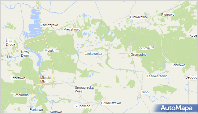 mapa Nowa Wieś Notecka, Nowa Wieś Notecka na mapie Targeo