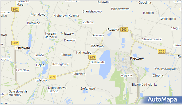 mapa Słaboludz-Kolonia, Słaboludz-Kolonia na mapie Targeo