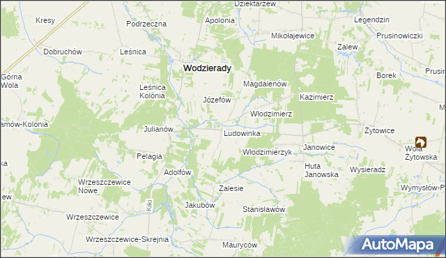 mapa Ludowinka, Ludowinka na mapie Targeo