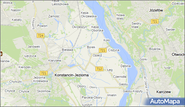 mapa Opacz, Opacz na mapie Targeo