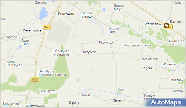 mapa Rożdżałów, Rożdżałów na mapie Targeo