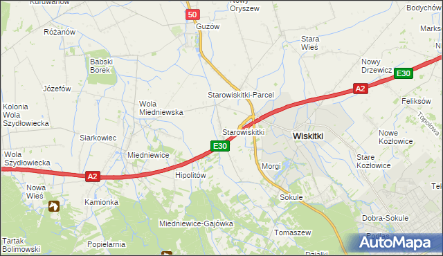 mapa Starowiskitki, Starowiskitki na mapie Targeo