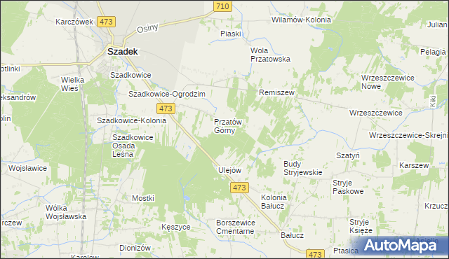 mapa Przatówek, Przatówek na mapie Targeo