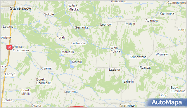 mapa Tymoteuszew, Tymoteuszew na mapie Targeo