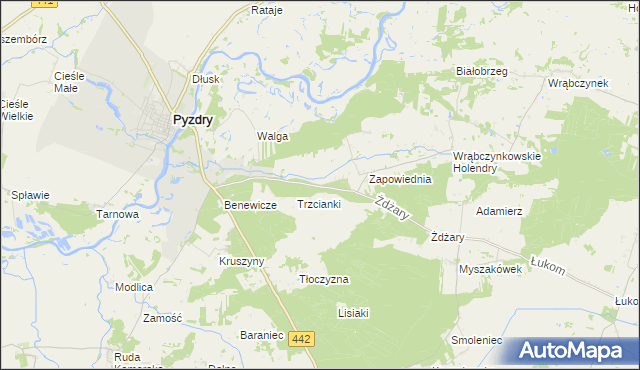 mapa Królewiny, Królewiny na mapie Targeo