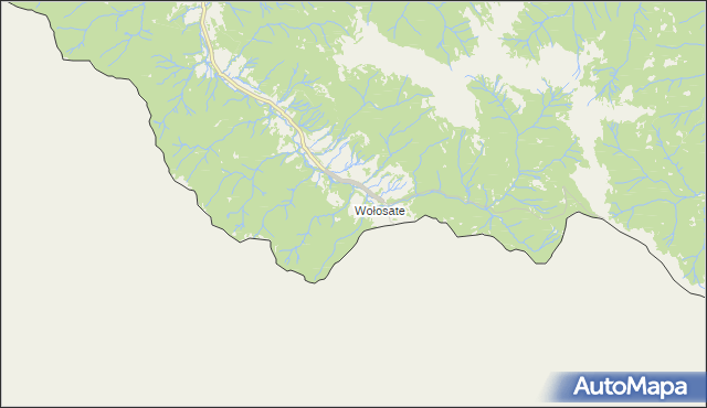 mapa Wołosate, Wołosate na mapie Targeo