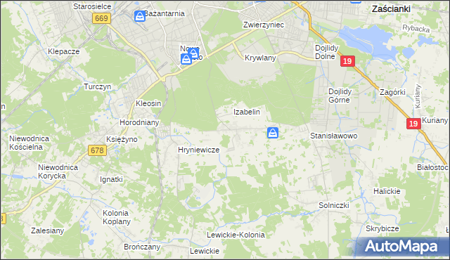 mapa Olmonty, Olmonty na mapie Targeo
