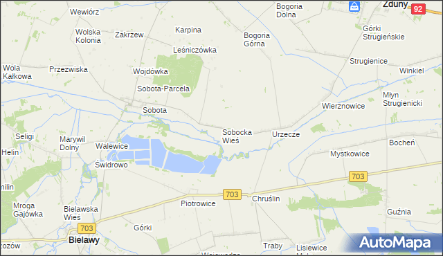 mapa Sobocka Wieś, Sobocka Wieś na mapie Targeo