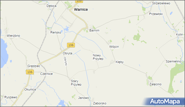 mapa Nowy Przylep, Nowy Przylep na mapie Targeo