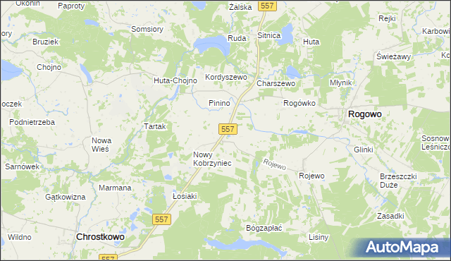 mapa Stary Kobrzyniec, Stary Kobrzyniec na mapie Targeo