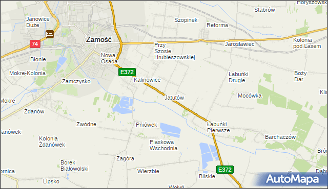 mapa Jatutów, Jatutów na mapie Targeo