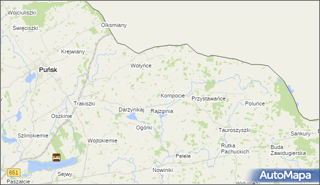 mapa Kompocie, Kompocie na mapie Targeo