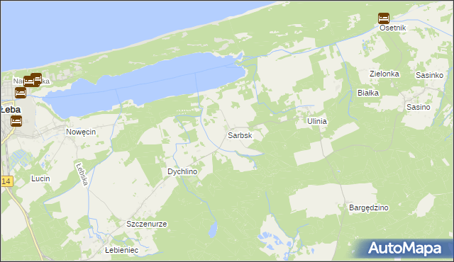 mapa Sarbsk, Sarbsk na mapie Targeo