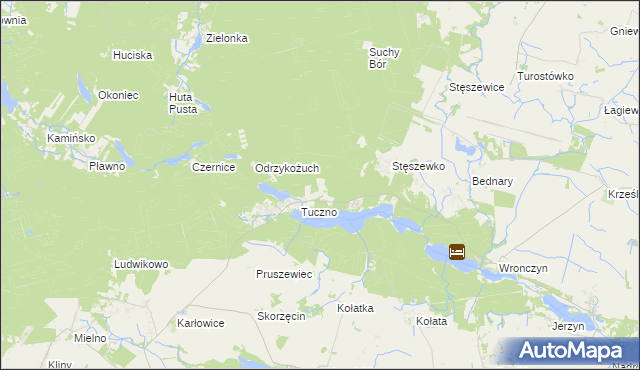 mapa Siodłowo, Siodłowo na mapie Targeo