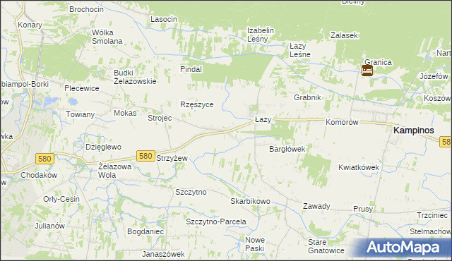 mapa Wola Pasikońska, Wola Pasikońska na mapie Targeo