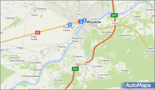 mapa Drogoszewo gmina Wyszków, Drogoszewo gmina Wyszków na mapie Targeo