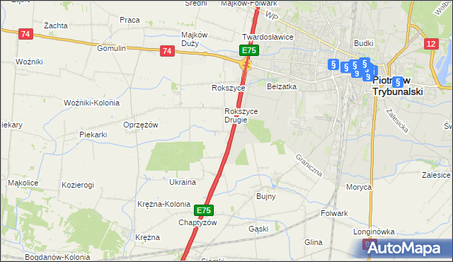 mapa Kargał-Las, Kargał-Las na mapie Targeo