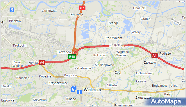 mapa Kokotów, Kokotów na mapie Targeo