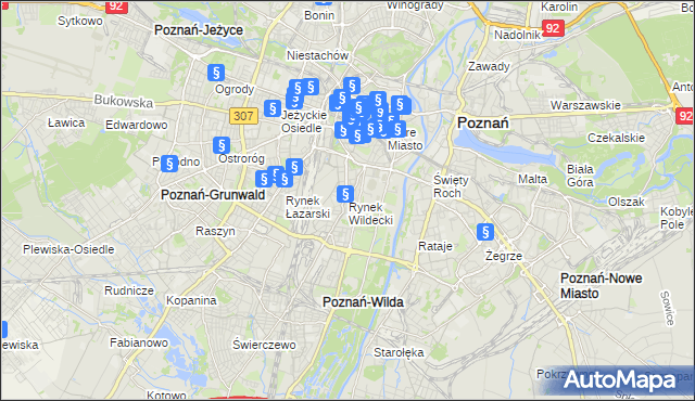 mapa Rynek Wildecki, Rynek Wildecki na mapie Targeo