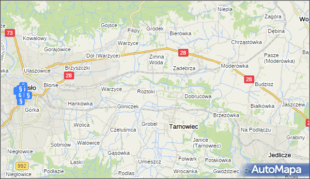 mapa Sądkowa, Sądkowa na mapie Targeo