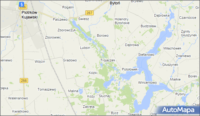 mapa Trojaczek, Trojaczek na mapie Targeo
