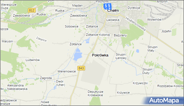 mapa Pokrówka, Pokrówka na mapie Targeo