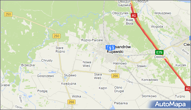 mapa Rudunki gmina Aleksandrów Kujawski, Rudunki gmina Aleksandrów Kujawski na mapie Targeo