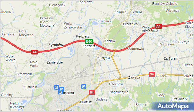 mapa Pustynia, Pustynia na mapie Targeo